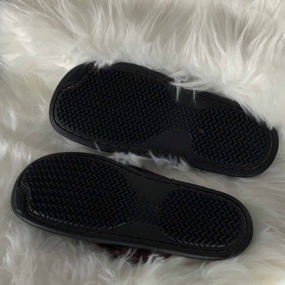 🩴TOMMY HILFIGER Men’s thong sandals🩴 medium brown leather. Size 9M - Picture 6 of 10